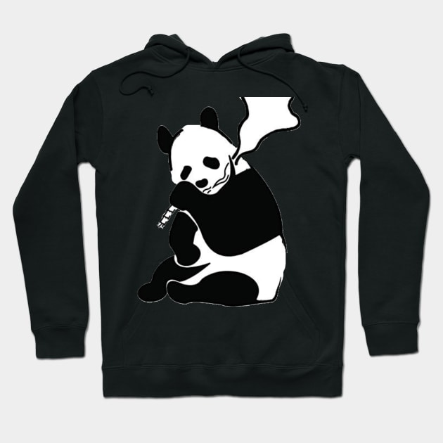 Stoner Panda Hoodie by Diamondkitten